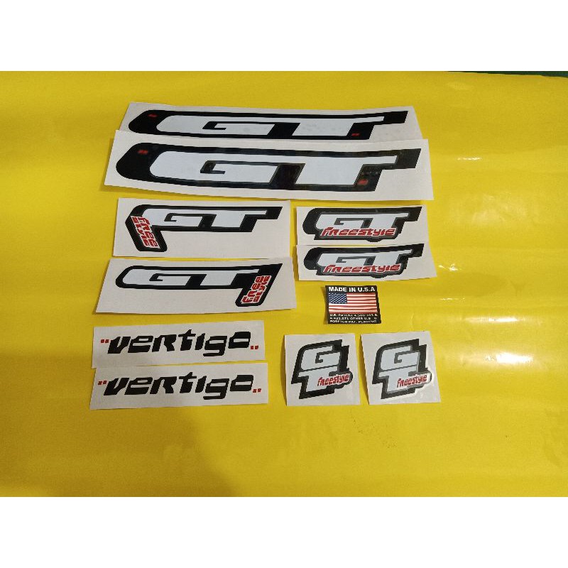 stiker sepeda GT vertigo