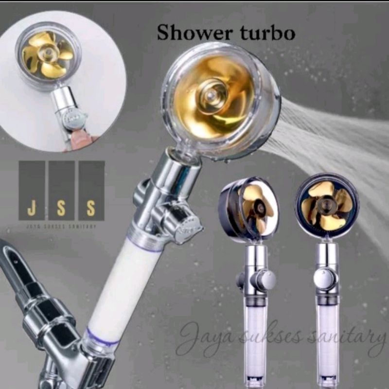 turbo fan shower head shower mandi ( shower only / tanpa selang )