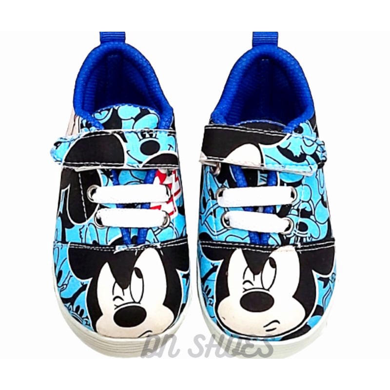 Sneakers Anak Laki Laki Sepatu Anak laki laki Karakter Miki Biru