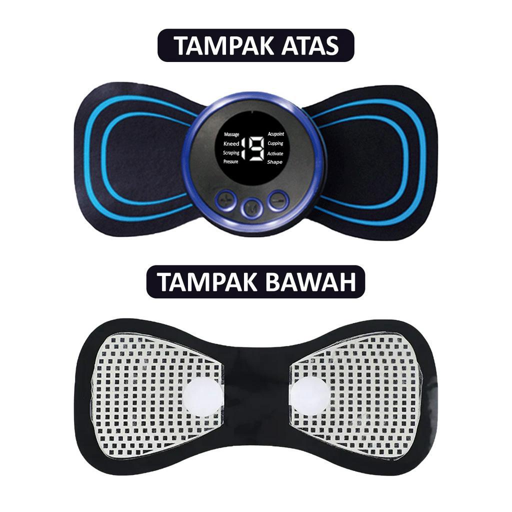 Alat Pijat Elektrik Tempel Portable Mini - Alat Pijat Mini Massage Elektrik Tempel EMS Terapi Leher Massager