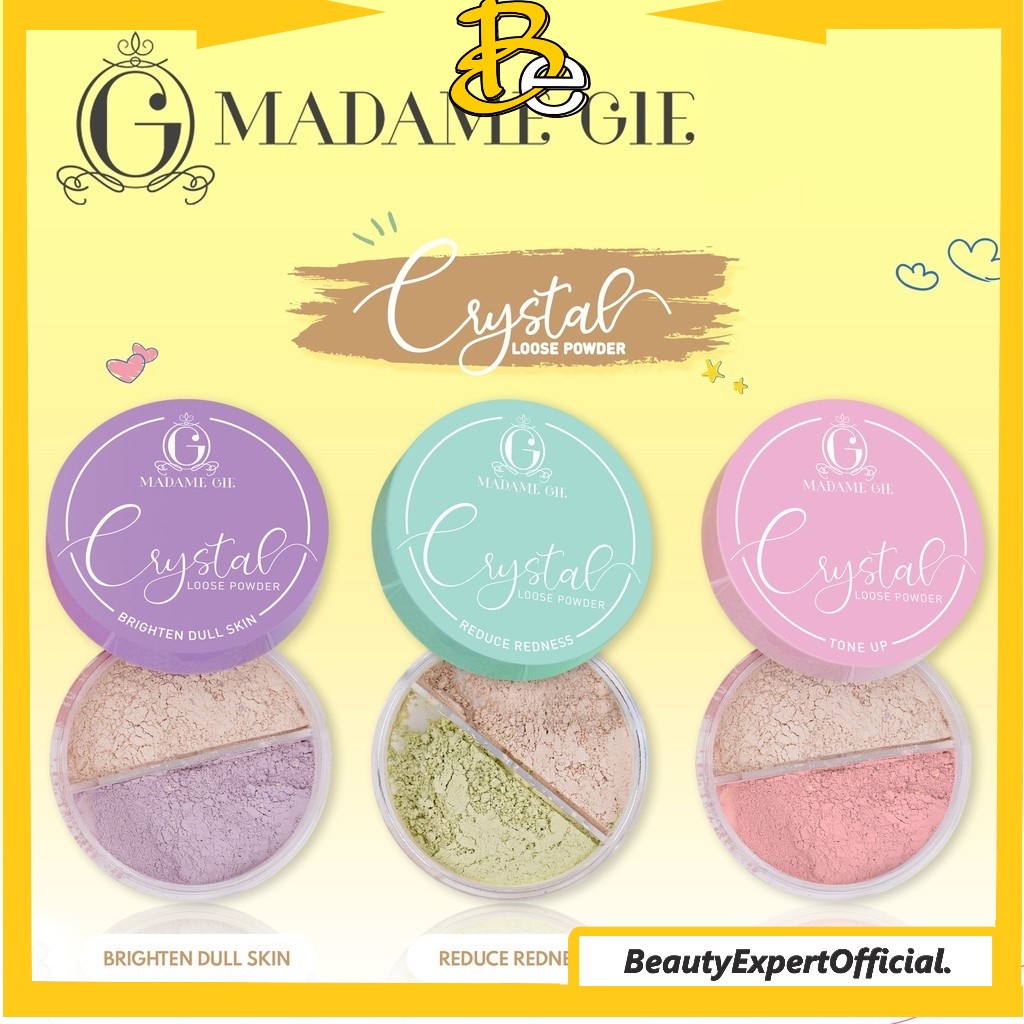 ⭐️ Beauty Expert ⭐️ Madame Gie Crystal Loose Powder - MakeUp Bedak Tabur