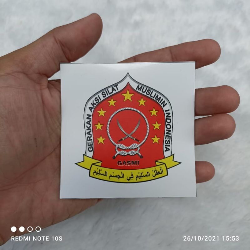 

Stiker GASMI Gerakan Aksi Silat Muslimin Indonesia Pencak Silat Nahdlatul Ulama NU Beladiri Asli Indonesia
