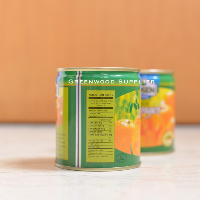 

5ds45ss Honsen Mandarin Oranges - 312G (Premium) Xa20X1