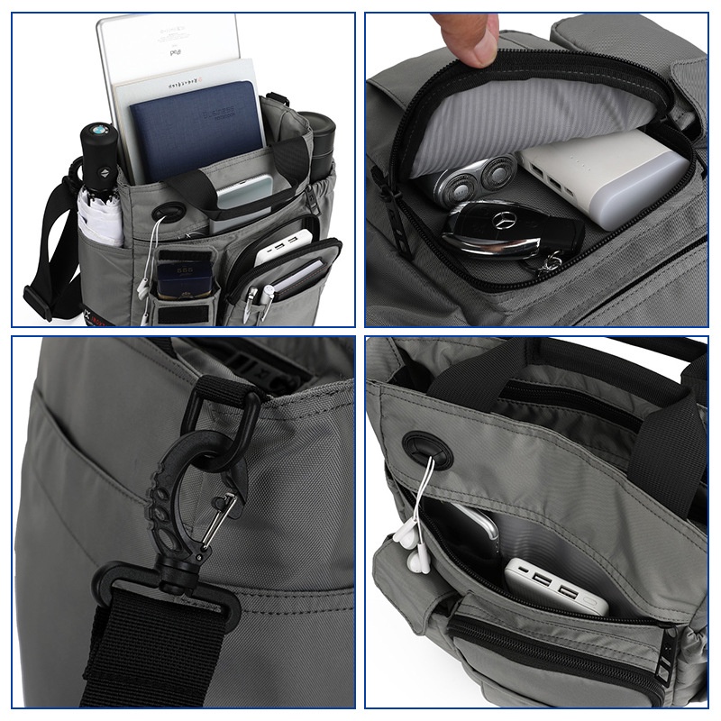 Tas Selempang Pria Import Waterproof Organizer Travel Kit Sling Bag