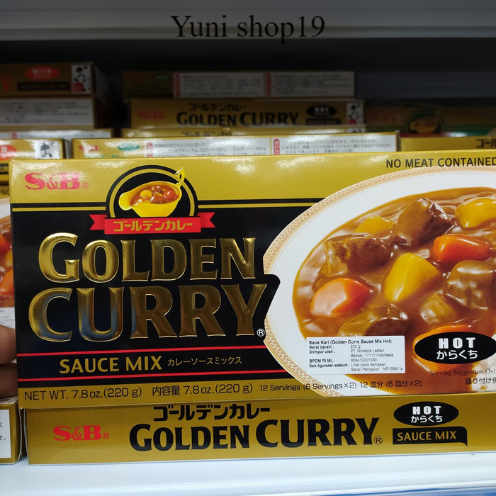 

S&B golden curry sauce mix hot 220gr - Hot