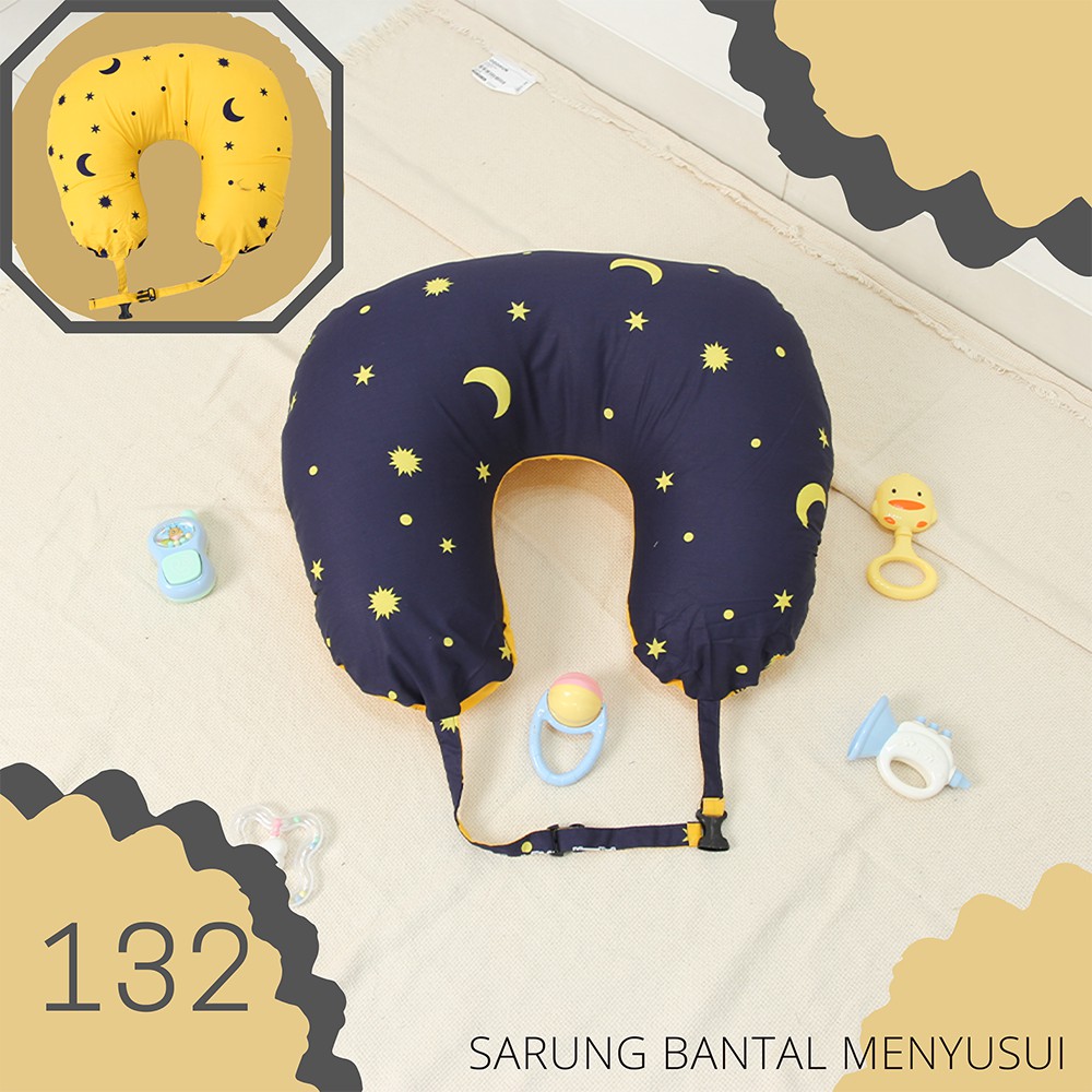 hanya sarung saja JUMBO SARUNG BANTAL MENYUSUI BAYI 2/NURSING PILLOW BUSUI BANSU (hanya sarungnya aja)