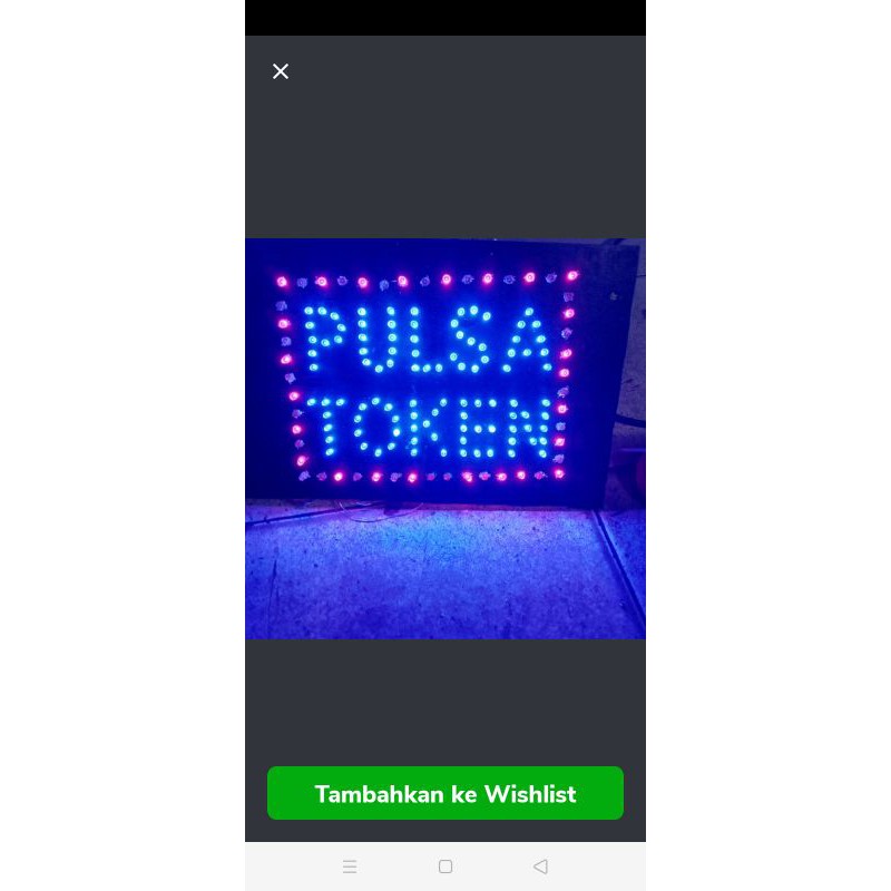 Lampu Led Jual Pulsa