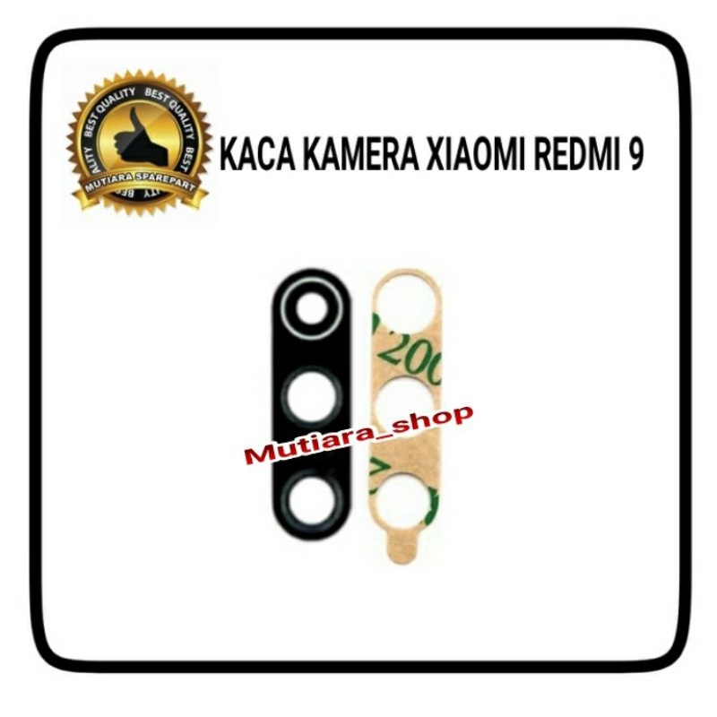 KACA LENSA KAMERA BELAKANG XIAOMI REDMI 9 KACA KAMERA REDMI 9