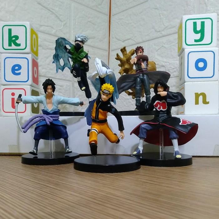 Figure | Figur - Naruto - 5 Pcs - Action Figure - Isi 5 - Mainan - Miniatur