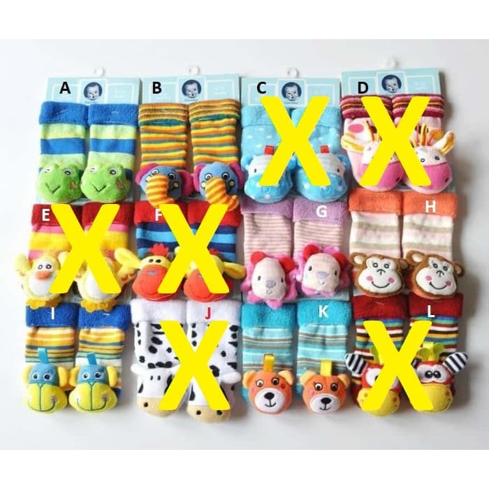PROMO Kaos Kaki Rattle Gerber TERLARIS XX9
