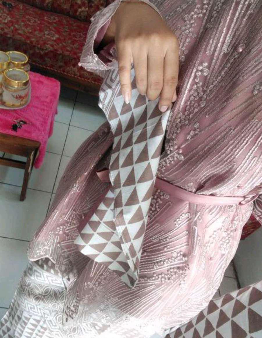 Couple Batik Bruklat Tile Slendang Tunik Terbaru