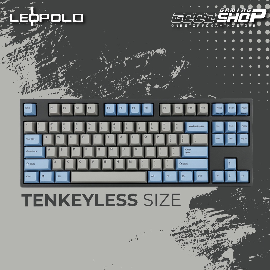 Leopold FC750R BT Grey / Blue PD - Mechanical Gaming Keyboard