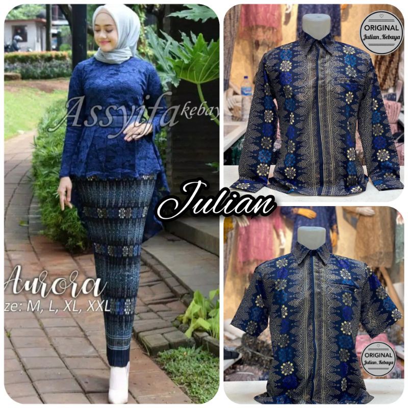 COUPLE KEBAYA / COUPLE BATIK / BAJU BATIK COUPLE KEBAYA / SET KEBAYA MODERN / BATIK PRIA MODERN