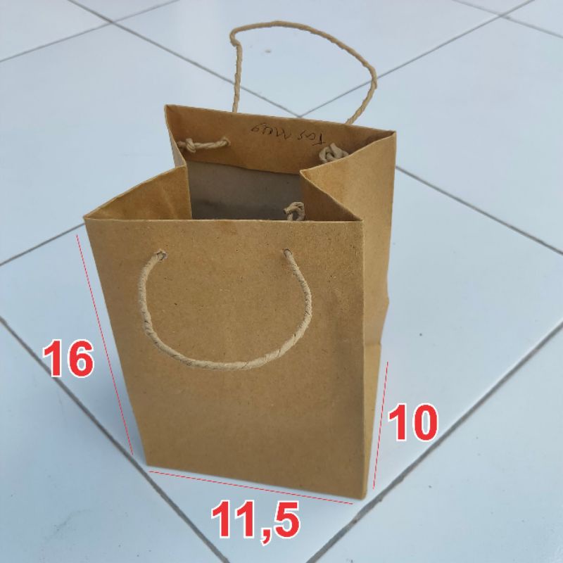 

paperbag craft 150 gram ukuran 11,5*10*16