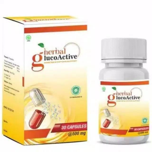 GlucoActive 100% Asli Original Herbal OBAT BIABETES BPOM