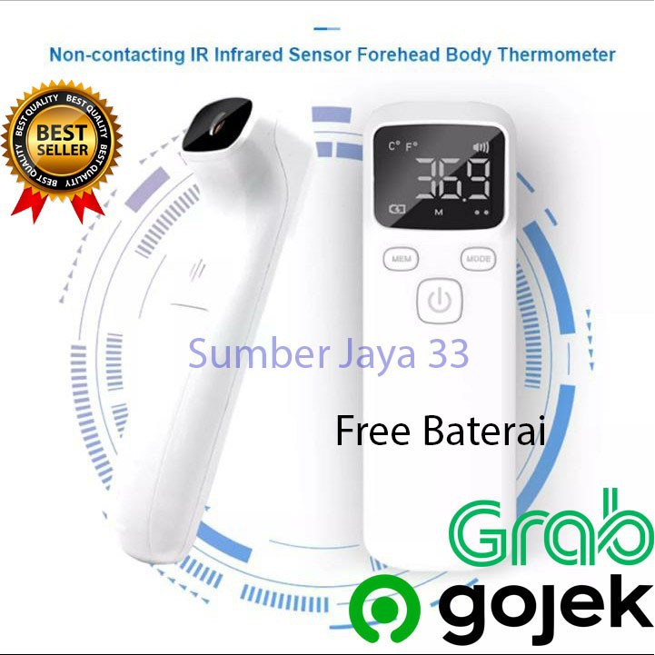 thermometer gun infrared non contact badan, bukan Omron