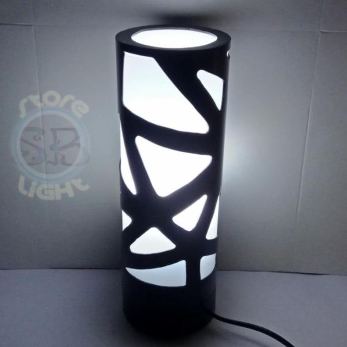 TERLARIS dinding LAMPU Lampu Pvc Tidur Ukir Meja Minimalis Unik Tempel hias Hia