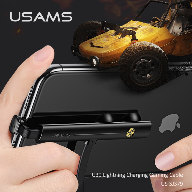 Kabel data gaming lightning USAMS U39 Lightning Sucker Mobile Games Charging Cable