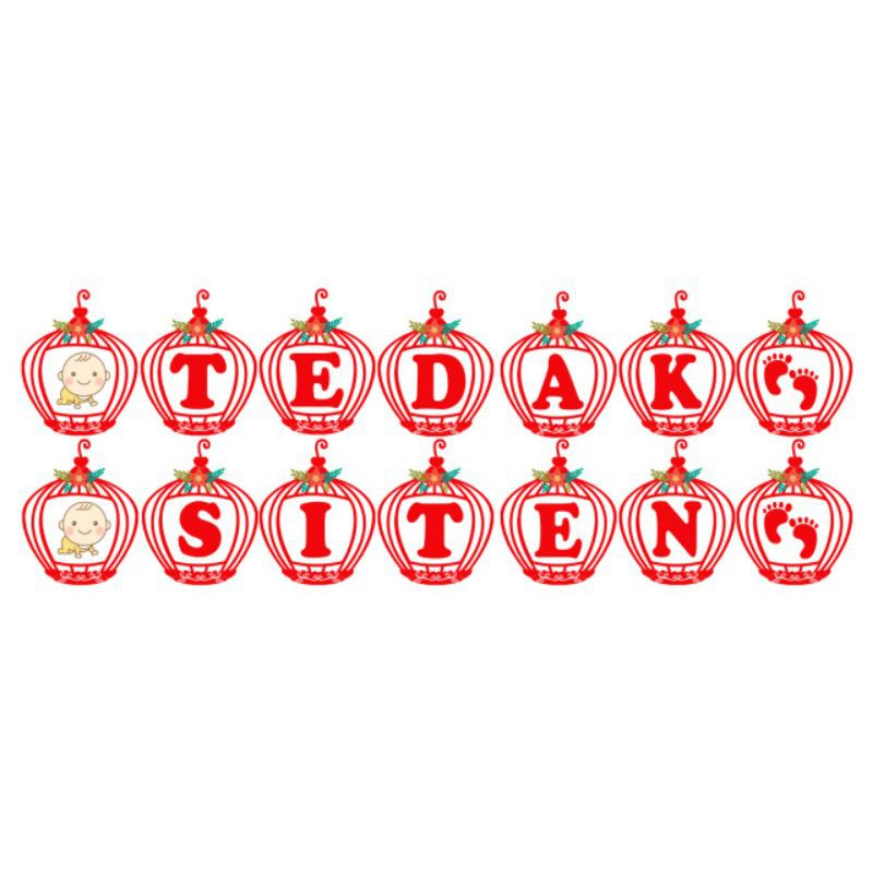 Bunting Flag Custom Tedak Siten