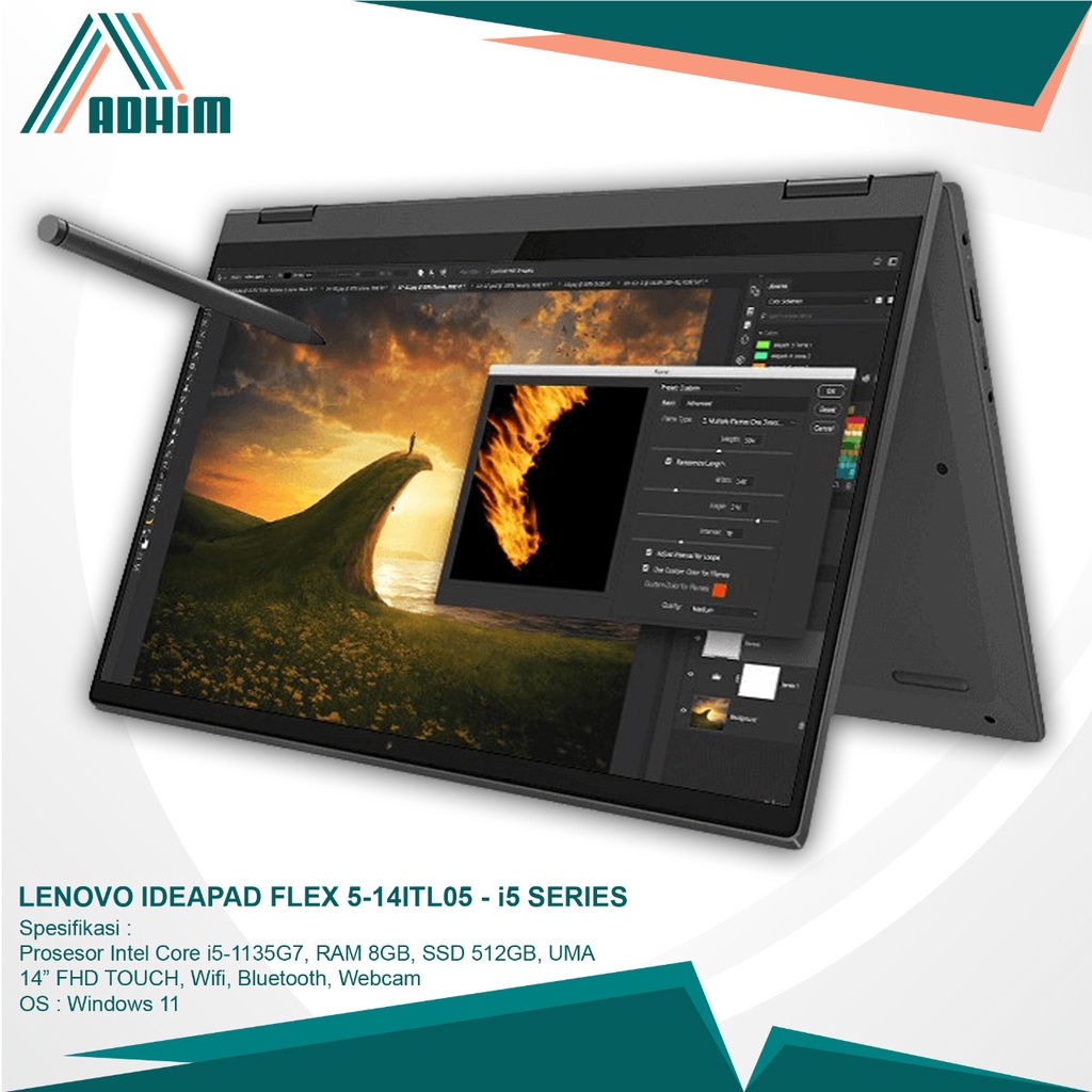 LENOVO IDEAPAD FLEX 5-14ITL05 - i5 SERIES