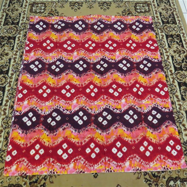 Kain Jumputan Palembang Meteran Merah Katun Halus Shopee Indonesia