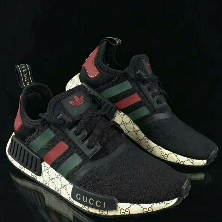 Authentic Gucci x Adidas NMD R1 Black on sale for Cheap wholesale