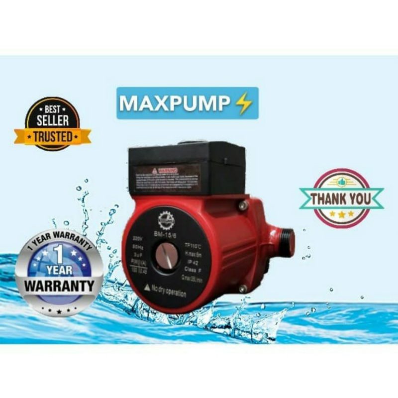 Pompa Booster 100 Watt Pompa Dorong Air Panas
