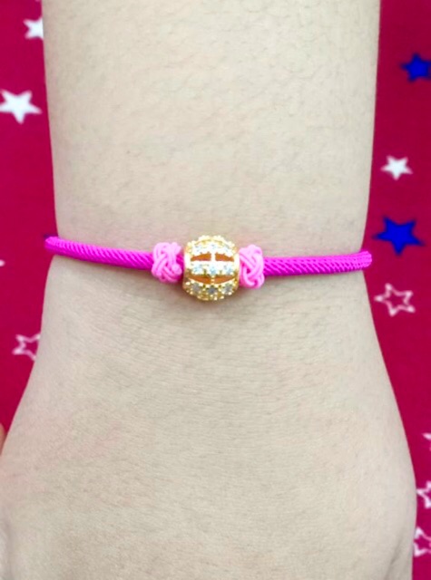 Gelang tangan wanita/ gelang rajut/ gelang lapis emas