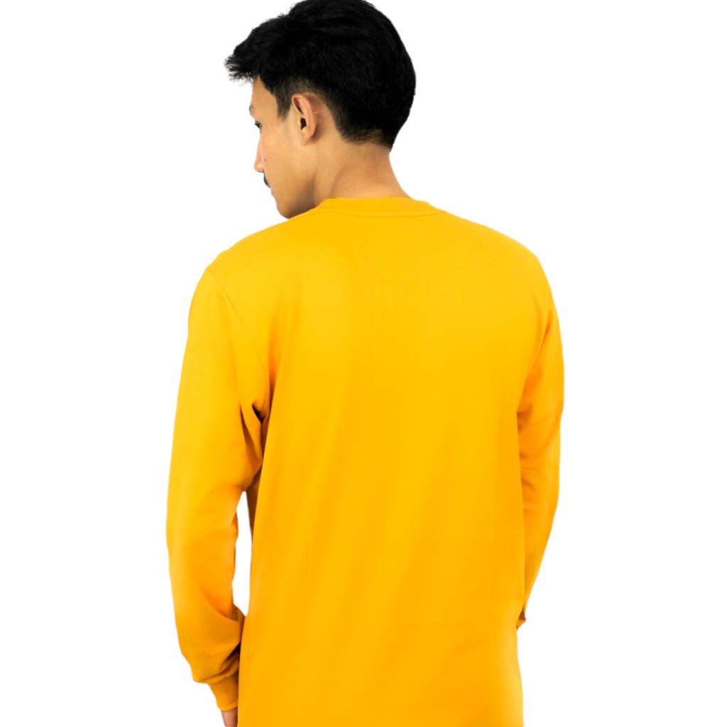 Youbee Limited - Long sleeve On YLTD | T-Shirt Pria | Kaos Pria | PURRA Yelow