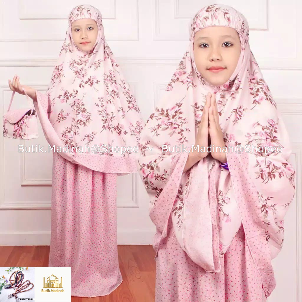 BUTIK.MADINAH MUKENA ANAK DAHLIA ELVIRA CANTIK