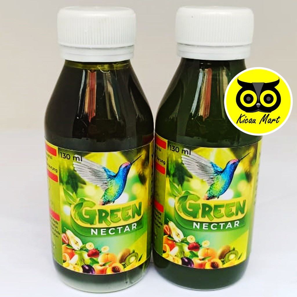 GREEN NECTAR SEMPATI MADU SARI NEKTAR HIJAU PAKAN MINUM BURUNG KOLIBRI PLECI SUN BIRD CUCAK KONIN GRNKTR