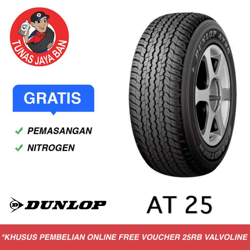 Ban Mobil All New Fortuner Dunlop Grandtrek AT25 (PT) 265 / 60 R18 Toko Surabaya