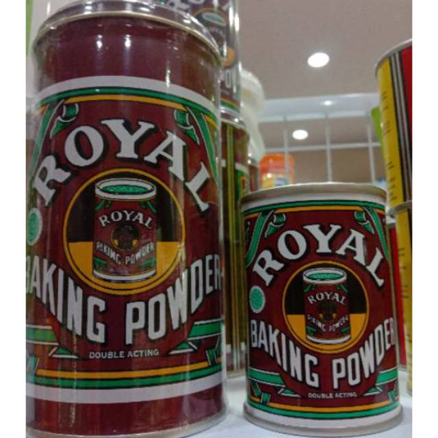 

Royal baking powder double acting pengembang roti kue perenyah kue
