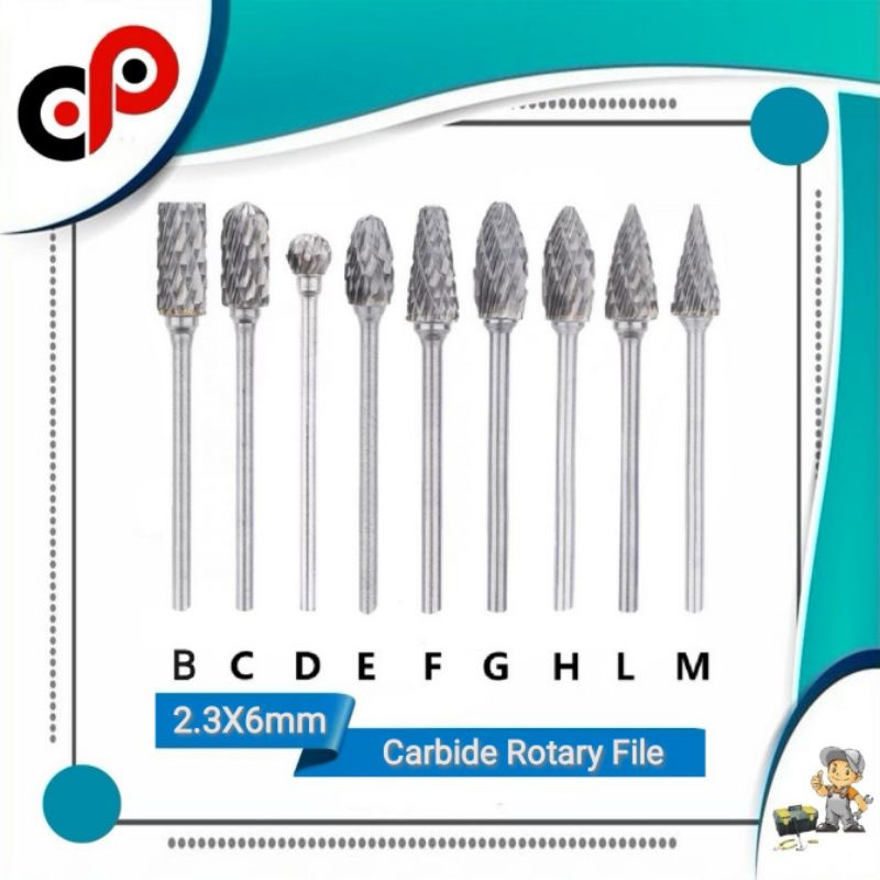 

Rotary File 2.3 MM X 6 MM (Harga Per Pcs)
