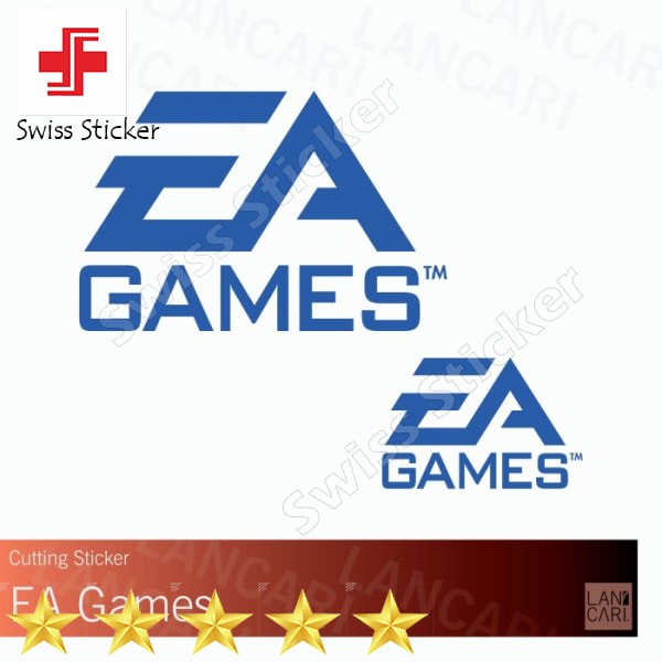 

Terlaris Sticker Cutting EA Games Vinyl Cut Stiker - Biru Keren