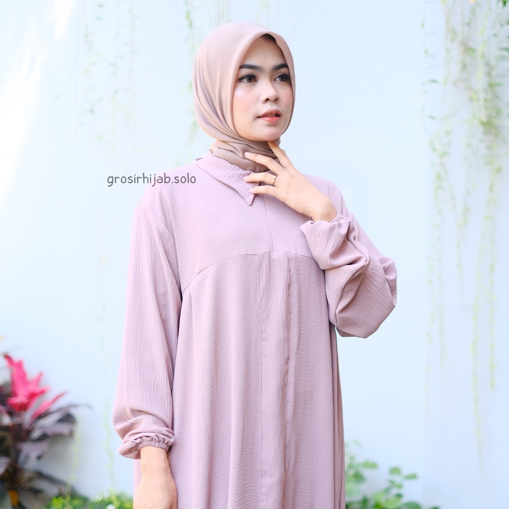 (MGA) GAMIS DIKKWA ATASAN WANITA CRINCLE AIRFLOW