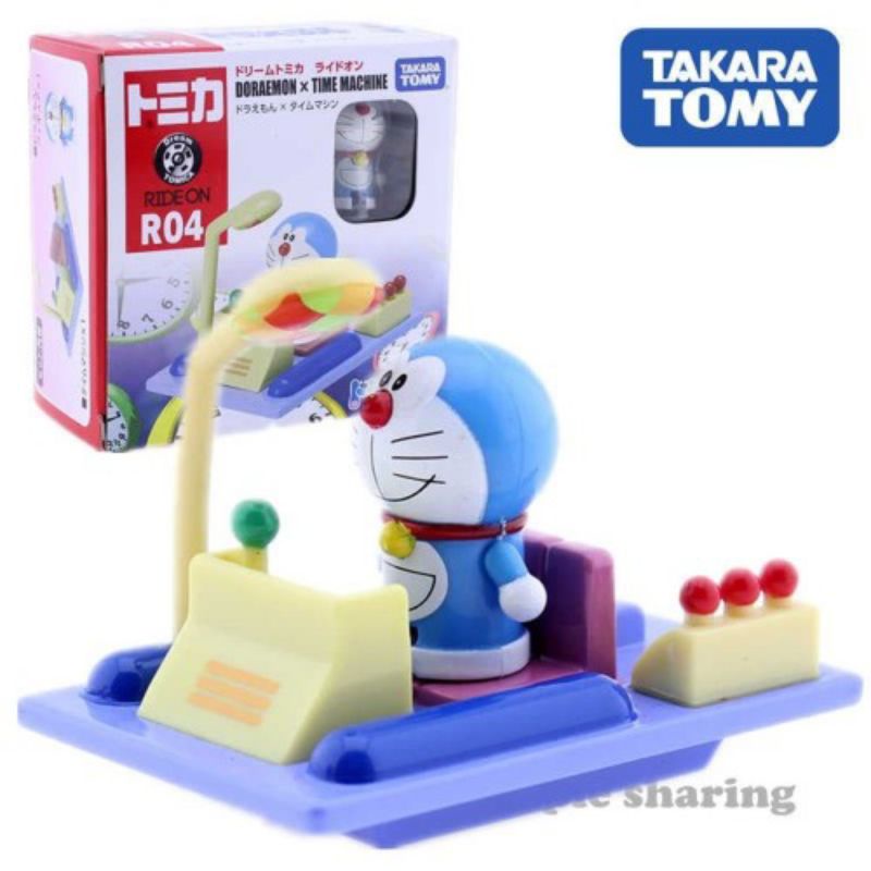 TOMICA DORAEMON X TIME MACHINE TAKARA TOMY RIDE ON R04 FIGURE DORA MINIATUR MESIN WAKTU DORAEMON LOV