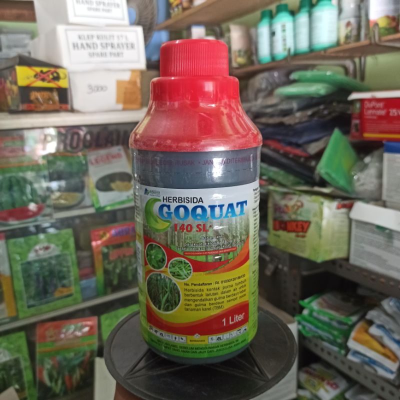 HERBISIDA GOQUAT 140 SL PEMBASMI RUMPUT DENGAN CEPAT