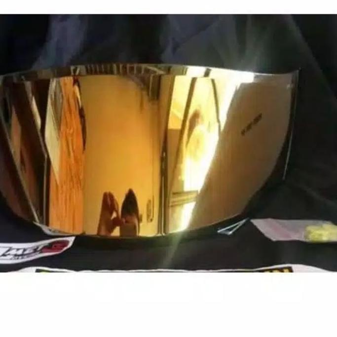 Hot - Kaca helm flat visor kyt rc7 kyt r10 kyt k2r warna blue flat visor kyt biru flat visor blue 