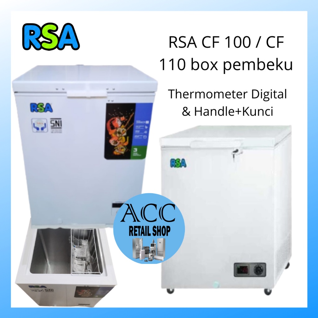 RSA Chest Freezer CF-100 FREEZER 100 Liter