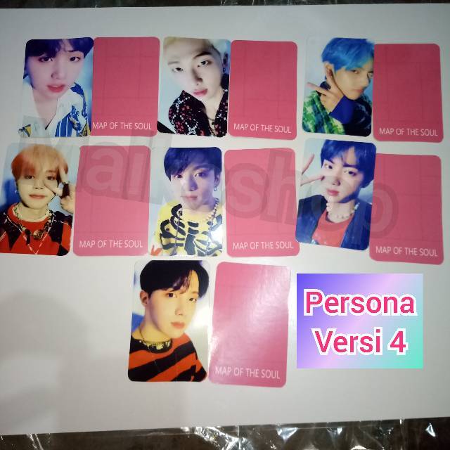 BTS Persona Map of The Soul Photocard Kpop