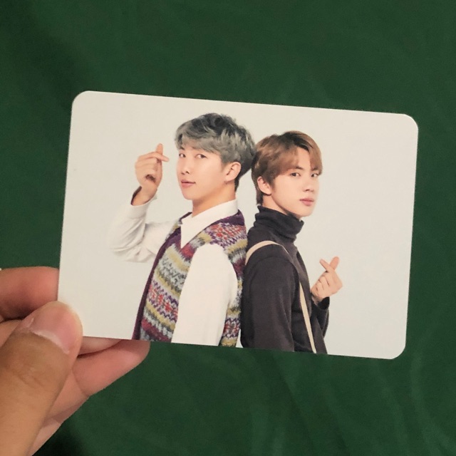 OFFICIAL MINI PHOTOCARD BTS 5TH MUSTER MAGIC SHOP RM JIN NAMJIN KIM NAMJOON KIM SEOKJIN