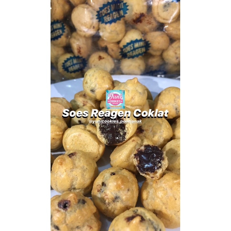 

Soes Reagen Coklat 200gr / 500gr @yunicookies.pontianak