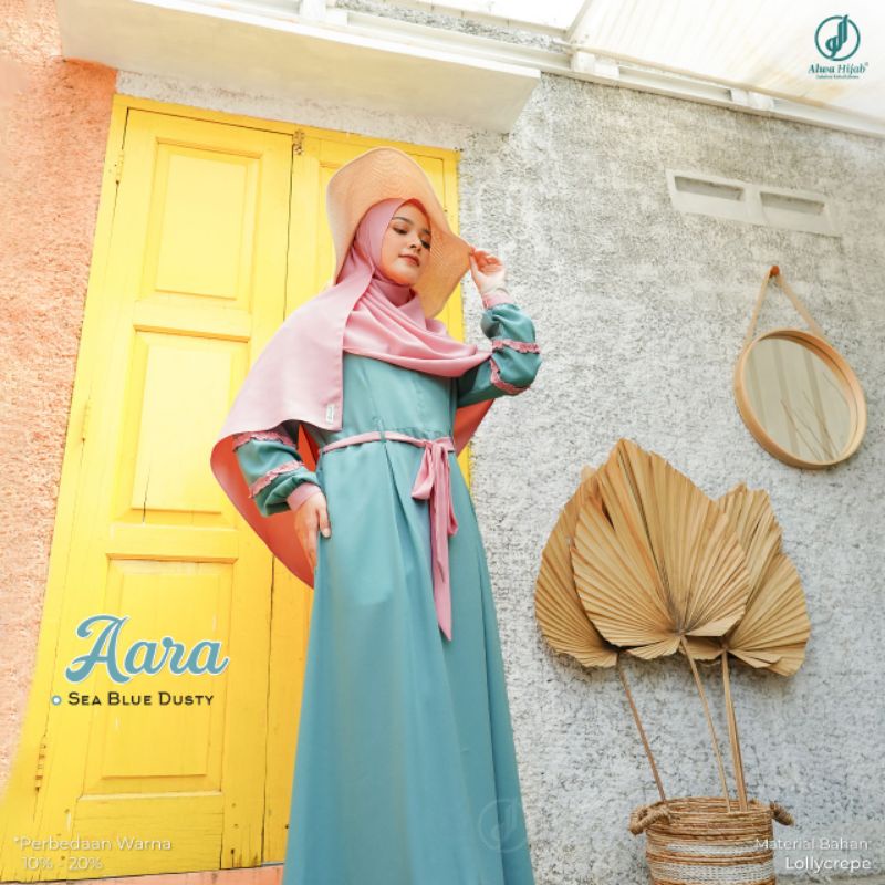 Aara Dress by AlwaHijab (PO 1-6 agustus 2021)