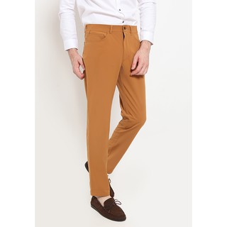  Jobb  Active Travis Celana  Panjang  Modern Slim Fit Mustard 