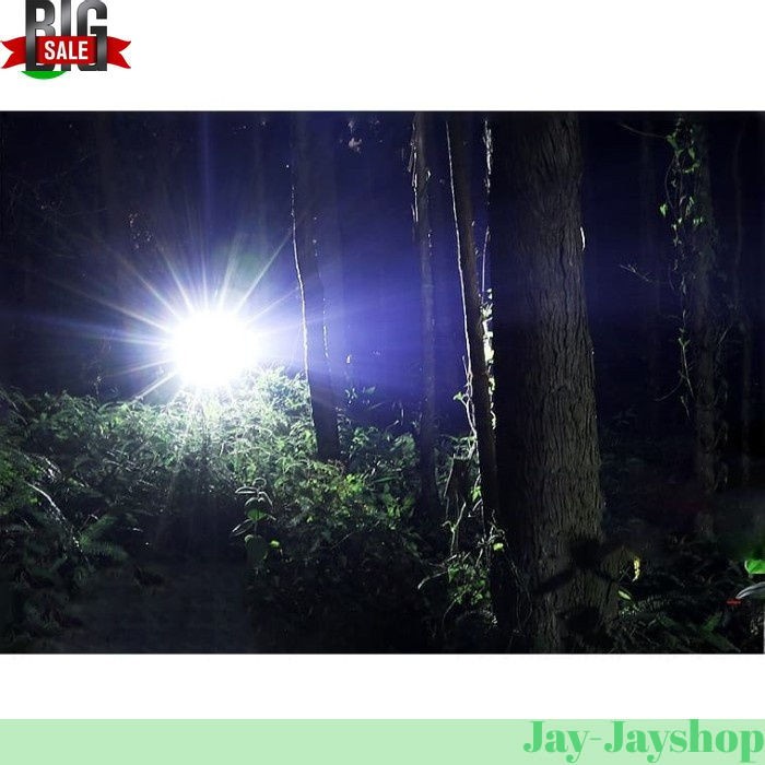 Senter Gunung Hiking LED Cree XML T6 2000 Lumens E17 BATERAI TERMASUK