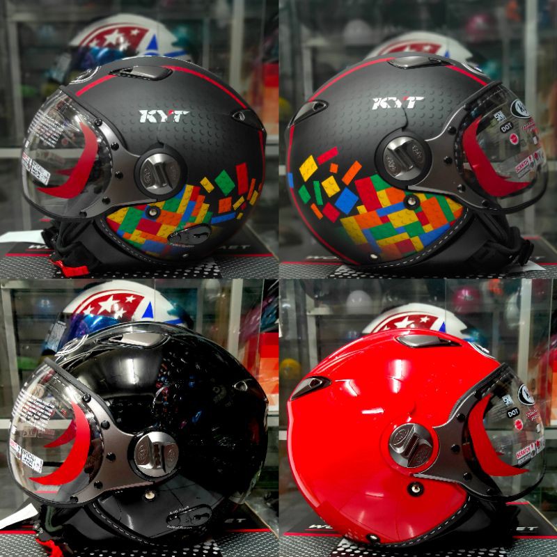 Helm Kyt Elsico Solid & Motif-2