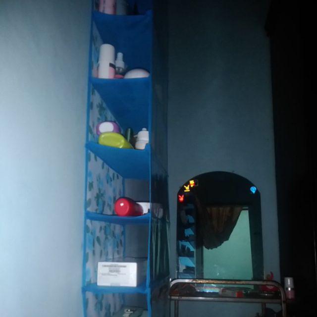 [bisa Cod] Promo Murah Meriah !!!! Paket 3in1 Rak Gantung Motif Bunga Non Resteling Kualitas Terbaik