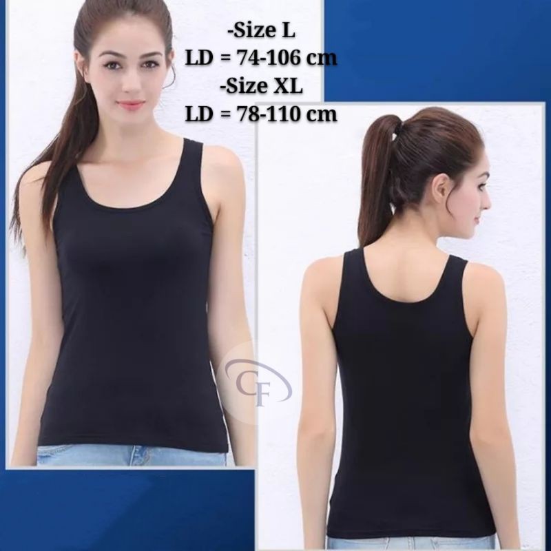 #promo# Singlet Wanita / Tanktop Wanita Tali Lebar