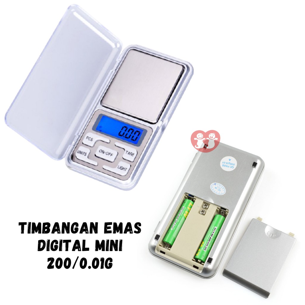 Timbangan Emas Digital Mini 200g 0.01g